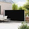 vidaXL Auvent lat&eacute;ral r&eacute;tractable de patio 180x500 cm Noir