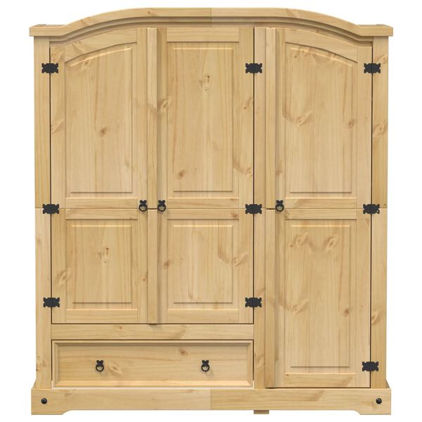 vidaXL Garde-robe Corona 151,5x52x170 cm bois de pin massif