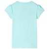 T-shirt pour enfants aqua clair 104