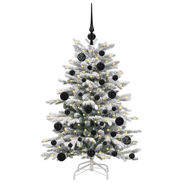 vidaXL Sapin de Noël Artificiel à Branches Articulées Blanc 120 cm