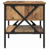 vidaXL Table de chevet avec tiroir 2 pcs Bois ancien 40 x 42 x 45 cm