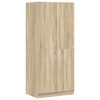 vidaXL Garde-robe Ch&ecirc;ne sonoma 80x52x180 cm Bois d&rsquo;ing&eacute;nierie