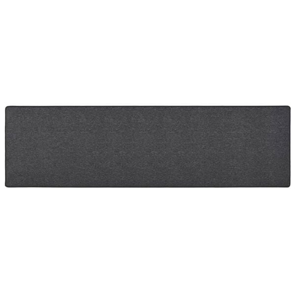 vidaXL Tapis de couloir Anthracite 50x200 cm