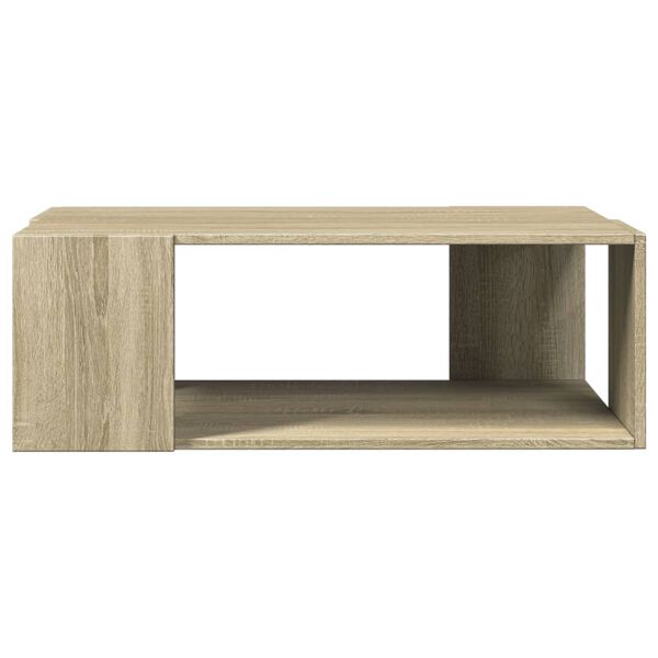 vidaXL Table basse chêne sonoma 89,5x48x30 cm bois d'ingénierie