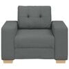 vidaXL Fauteuil Gris fonc&eacute; 100x78x80 cm Tissu