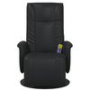 vidaXL Fauteuil de massage inclinable Noir 71 x 90 x 105 cm