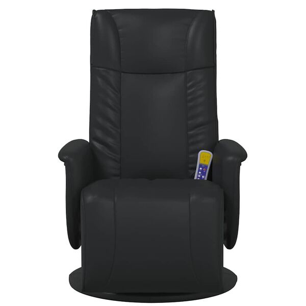 vidaXL Fauteuil de massage inclinable Noir 71 x 90 x 105 cm