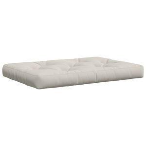 vidaXL Coussin de si&egrave;ge en palette VIANEN 100 % polyester Blanc