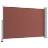 vidaXL Auvent lat&eacute;ral r&eacute;tractable de patio 160x300 cm Marron