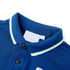 Polo pour enfants bleu fonc&eacute; 116