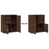 vidaXL Buffet chêne marron 60x31x70 cm bois d'ingénierie