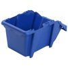 vidaXL Bac de rangement empilable 250 pcs 103x165x76 mm Bleu