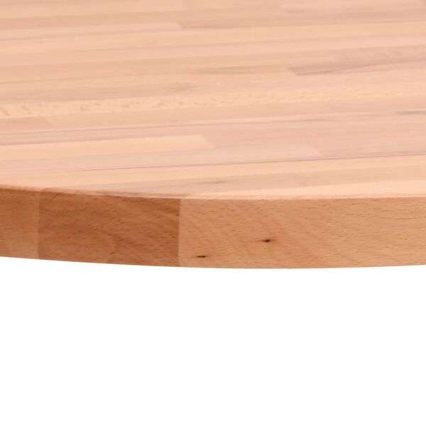 vidaXL Dessus de table &Oslash;30x4 cm rond bois massif de h&ecirc;tre