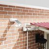 vidaXL Auvent R&eacute;tractable Rouge et Blanc 500 &times; 350 cm