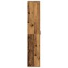 vidaXL Highboard Bois Ancien 60 x 35 x 180 cm Bois d'ing&eacute;nierie
