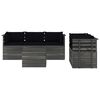 vidaXL Salon palette de jardin 6 pcs avec coussins Bois de pin massif