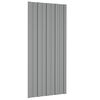 vidaXL Panneau de toiture 36 pcs Gris 100 x 45 cm Acier galvanis&eacute;