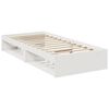 vidaXL Lit de jour sans matelas blanc 100x200 cm bois de pin massif