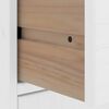 vidaXL Armoires latérales 4 pcs ODDA blanc 40x24x79 cm bois massif pin