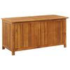 vidaXL Bo&icirc;te de rangement de jardin 113x50x58 cm Bois d'acacia solide
