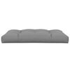 vidaXL Coussin de palette gris 120x80x12 cm tissu
