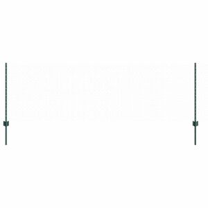 vidaXL Cl&ocirc;ture hexagonale avec poteau 50 x 0,8 m Vert Maille