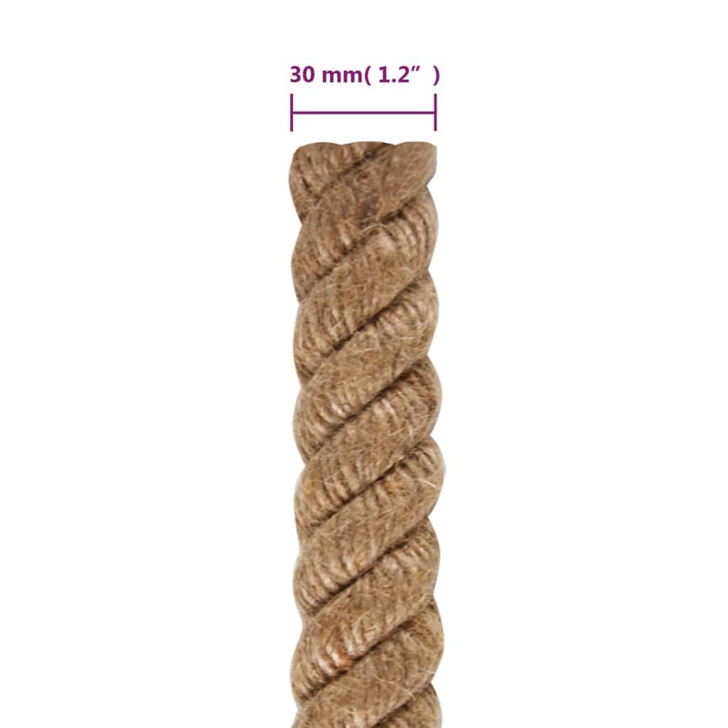 Corde De Jute VidaXL - 25 M X 10 Mm - Pour DIY, Jardinage, Emballage Cadeaux
