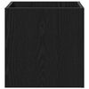 vidaXL Bo&icirc;te &agrave; plantes Ch&ecirc;ne noir 40 x 38.5 x 40 cm Bois d'ing&eacute;nierie