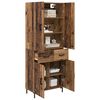 vidaXL Haut Armoire Bois Ancien 69,5 x 34 x 180 cm Bois d'ing&eacute;nierie