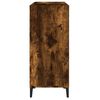 vidaXL Armoire &agrave; disques ch&ecirc;ne fum&eacute; 84,5x38x89 cm bois d'ing&eacute;nierie