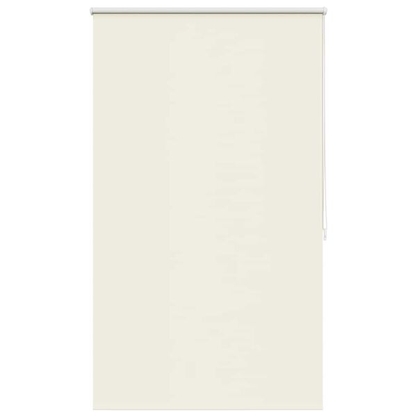 vidaXL Store enrouleur occultant 84,4 x 175 cm, largeur du tissu 80 cm, blanc cass&eacute;