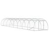 vidaXL Poulailler Argent&eacute; 800 x 150 x 100 cm Acier galvanis&eacute;