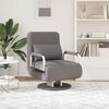 vidaXL Fauteuil pivotant et canap&eacute;-lit gris fonc&eacute; tissu