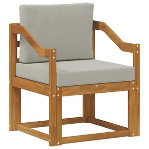 vidaXL Canap&eacute; d&rsquo;ext&eacute;rieur Bois d'acacia massif et polyester