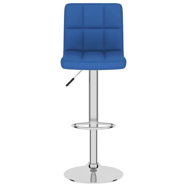 vidaXL Tabouret de bar Bleu Tissu