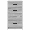 vidaXL Buffet Sonoma gris 40 x 41 x 75 cm Bois d'ing&eacute;nierie