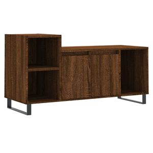 vidaXL Meuble TV Ch&ecirc;ne marron 100x35x55 cm Bois d'ing&eacute;nierie