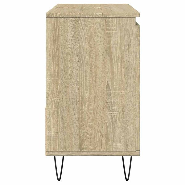 vidaXL Armoire salle de bain chêne sonoma 65x33x60 cm
