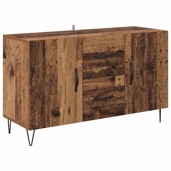 vidaXL Buffet Bois Ancien 100 x 36 x 60 cm Bois d'ing&eacute;nierie