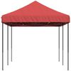 vidaXL Tente de r&eacute;ception pliable escamotable bordeaux 580x292x315 cm