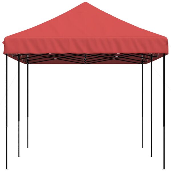 vidaXL Tente de r&eacute;ception pliable escamotable bordeaux 580x292x315 cm