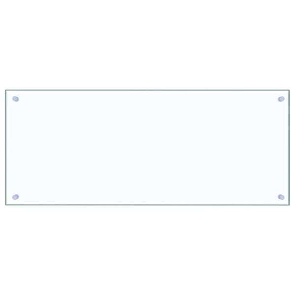 vidaXL Protection de cuisine 2 pcs Transparent 100 x 40 cm