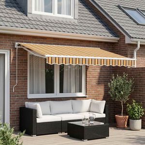 vidaXL Tissu de remplacement pour auvent multicolore 300x250 cm