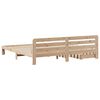 vidaXL Cadre de lit sans matelas 180x200 cm bois massif de pin