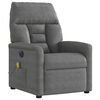 vidaXL Fauteuil inclinable de massage &eacute;lectrique gris fonc&eacute;