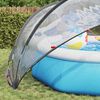 vidaXL D&ocirc;me de piscine Transparent 430 x 430 x 210 cm PVC
