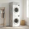 vidaXL Armoire pour machine &agrave; laver B&eacute;ton 67,5 x 68 x 200 cm