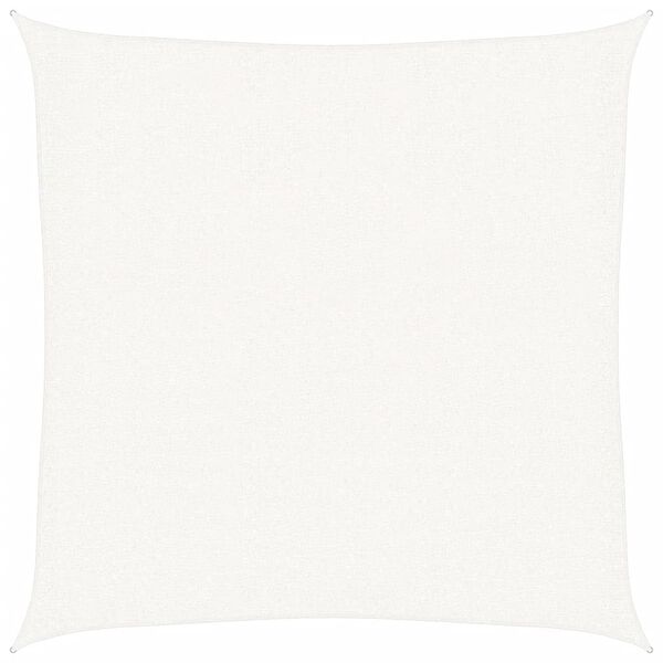 vidaXL Voile de parasol PEHD Carr&eacute; 2 x 2 m Blanc