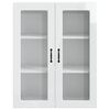 vidaXL Armoire de cuisine Kalmar Blanc brillant 80 x 31 x 100 cm