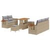 vidaXL Ensemble de canap&eacute; de jardin 10 pc 7-Nombre de places